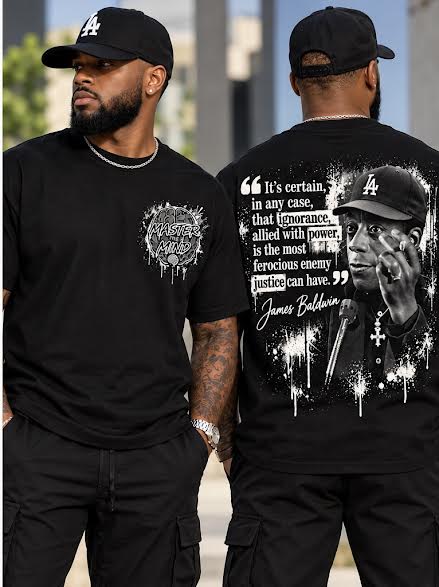 "Ignorance & Power" James Baldwin Graphic Tee