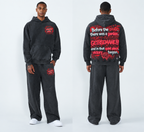 Gethsemane Mineral Wash Hoodie & Sweatpants Set (Pink, Green and Red)