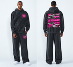 Gethsemane Mineral Wash Hoodie & Sweatpants Set (Pink, Green and Red)