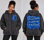 "Every Experience Is Working in My Favor" Vintage Mineral Wash Hoodie
