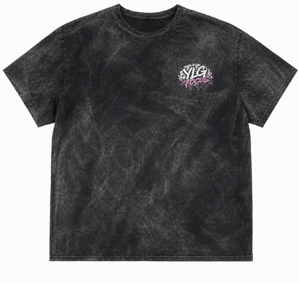 "Destroy The System" Vintage Mineral Wash Graphic Tee- YLG Collection