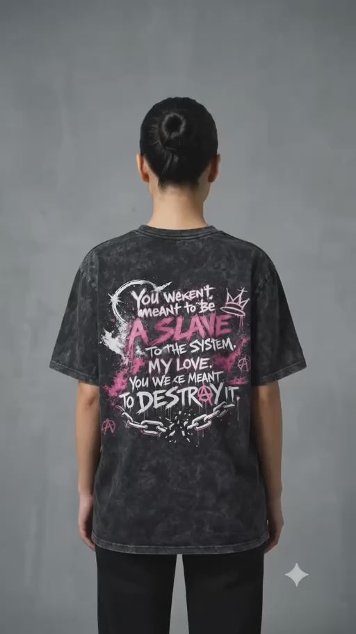 Destroy the System graphic tee video